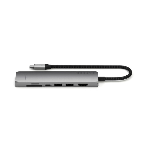 Satechi Multipuerto HUB 7en1 USB-C Ethernet - Space Grey Satechi Multipuerto HUB 7en1 USB-C Ethernet - Space Grey