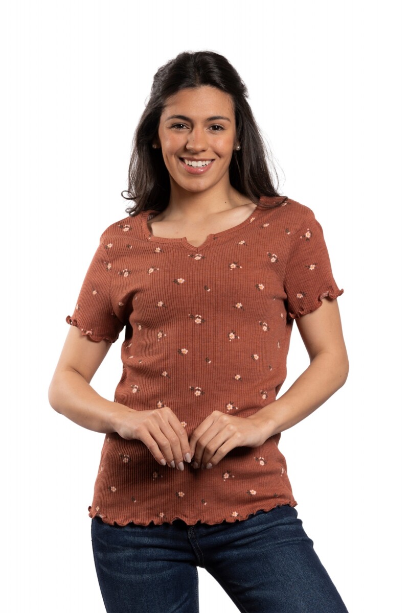 CHERRY REMERA - TERRACOTA 