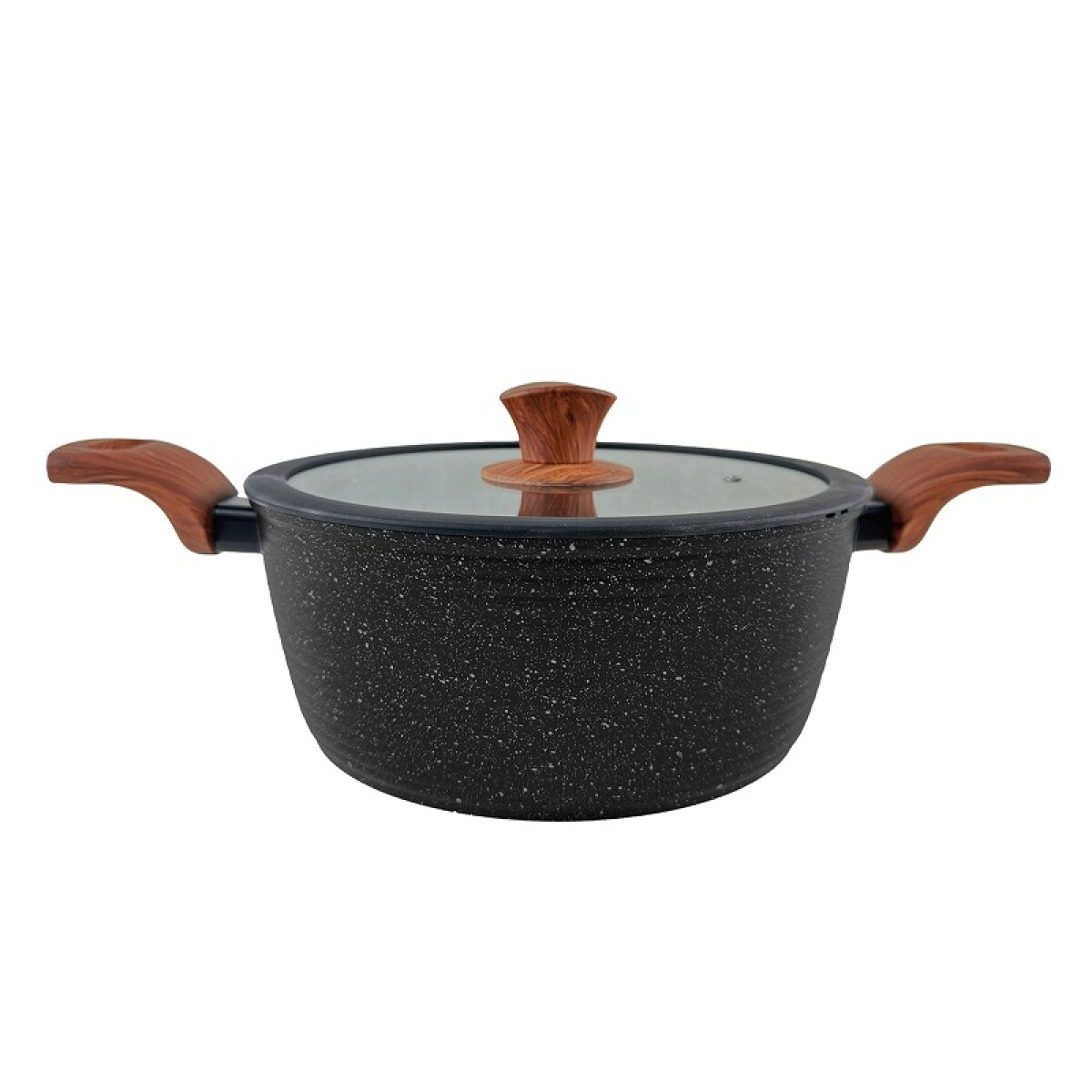 CACEROLA CON TAPA CUORI 24CM MODELO PRETO 