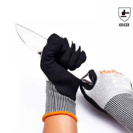 GUANTES TRABAJO PESADO ANTI CORTE 93GRS IND HARDEN ++ N/a