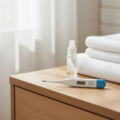 Termómetro Digital GreetMed MC-101 Rápido y Preciso Blanco