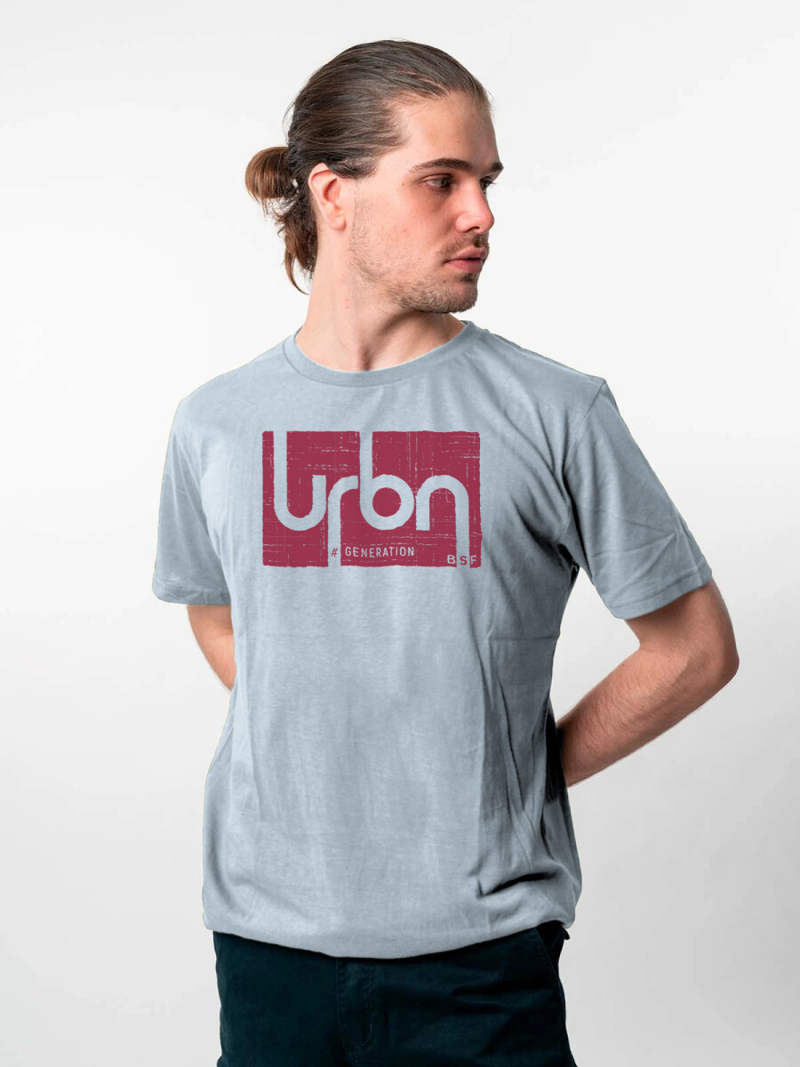 T-Shirt Print Urban - Grey 