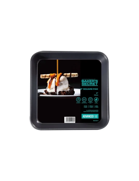 ASADERA ANTIADHERENTE 24x24x5CM 0.9MM ADVANCED NEGRO BAKERS SECRET ASADERA ANTIADHERENTE 24x24x5CM 0.9MM ADVANCED NEGRO BAKERS SECRET