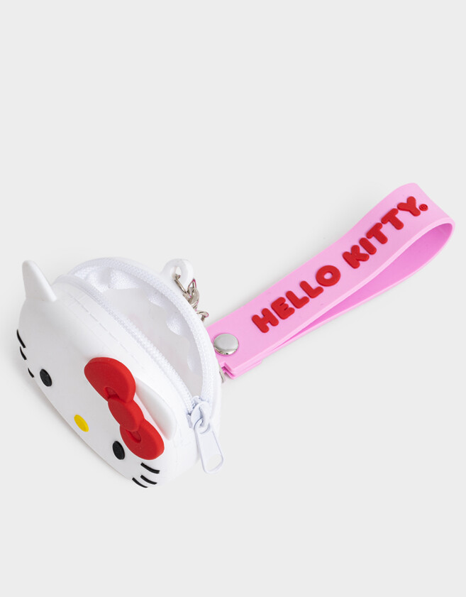 Llavero Silicona Llavero Y Charm De Monedero Hello Kitty - Combinacion Multicolor