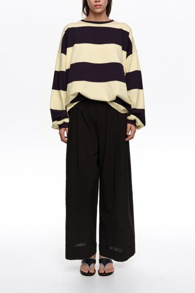 PANTALÓN FLARE Negro