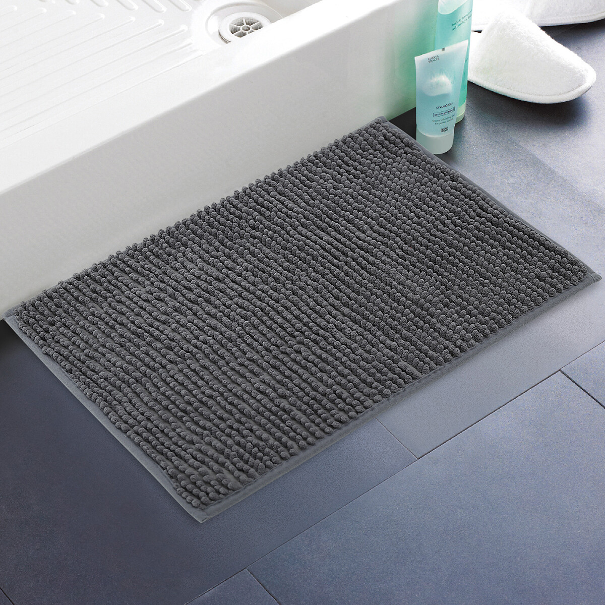 Alfombra Chenille 40 x 60 Cm - GRIS 