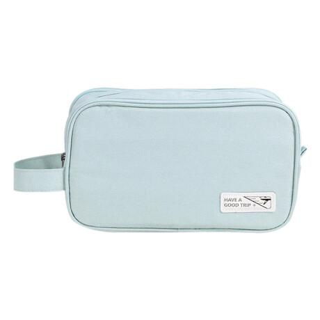 Neceser Organizador Mano p/ Viaje Bolso Maquillaje Cosmética Verde