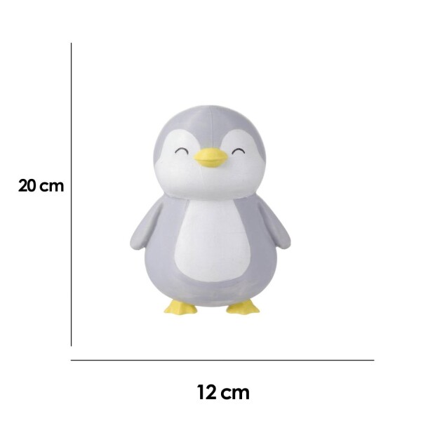 Juguete pingüino mascota latex gris