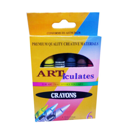 Crayolas Gruesas x6 Crayolas Gruesas x6