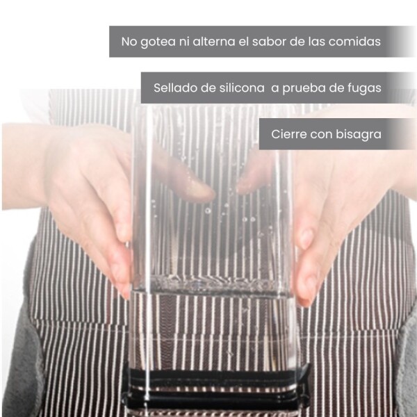 Juego x6 Frascos Tarros Herméticos Set Contenedores recipientes Alimentos IMBACK Juego x6 Frascos Tarros Herméticos Set Contenedores recipientes Alimentos IMBACK