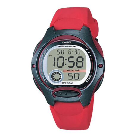 Reloj CASIO LW200-4AVDF Silicona Rojo Esfera 34mm 0