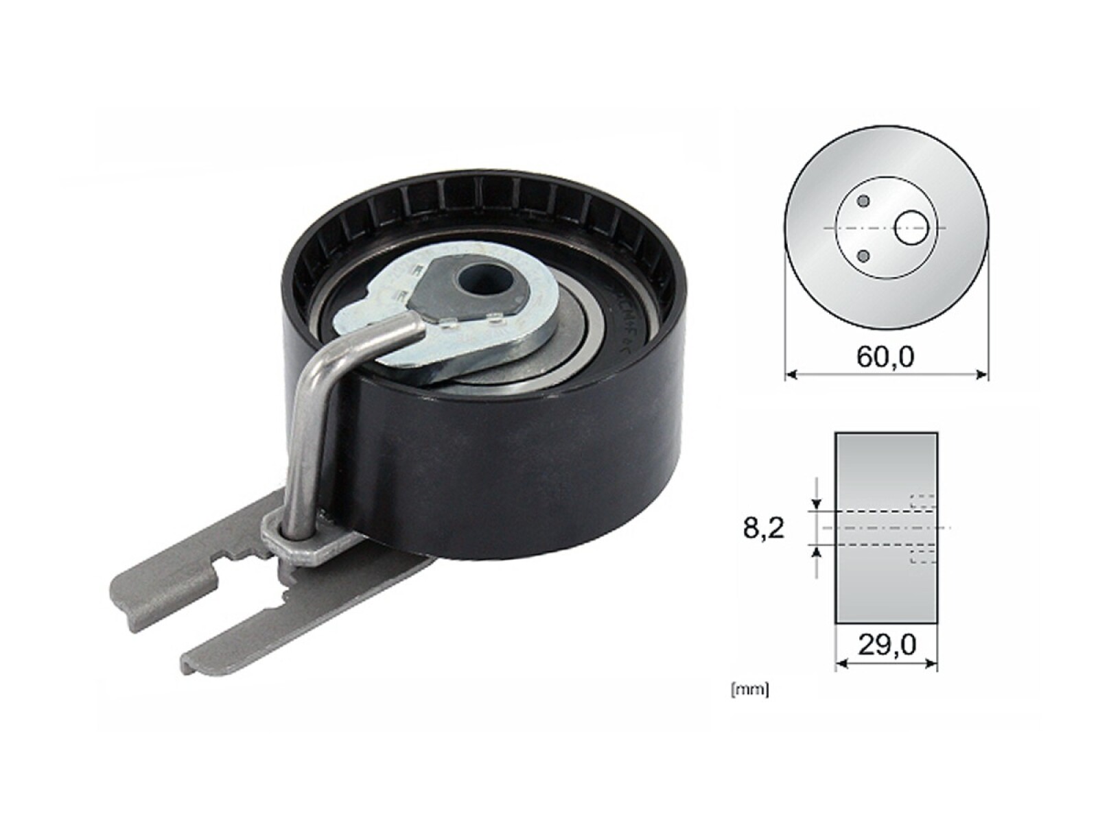 Tensor Correa Distr Citroen C4/Berlingo/C3 Ford Ecosport Peug 206/307/Partner 03-25 