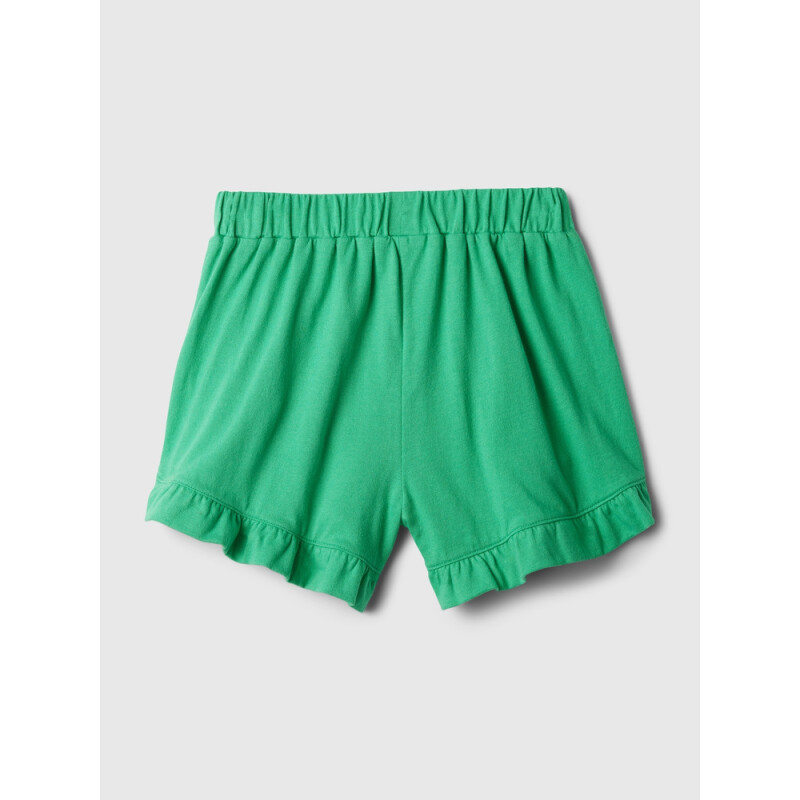 BF RUFFLE SHORT - PRINTS SIMPLY GREEN 17-5936