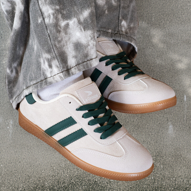 Calzado deportivo Dama LeGroupe BEIGE/GREEN