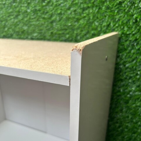 [OUTLET] Biblioteca Estantería Organizador de Living en MDP con Patas - Blanco [SOLO RETIRO] [OUTLET] Biblioteca Estantería Organizador de Living en MDP con Patas - Blanco [SOLO RETIRO]