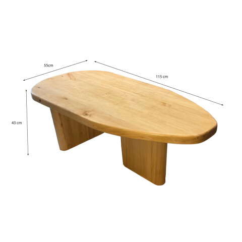Mesa de centro Milo Natural