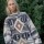 Sweater Gitano Lana Base Topo Jaspeado