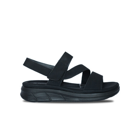 Sandalia de dama Panama Jack ALL BLACK