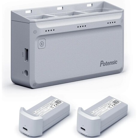 Estación de Carga + 2 Baterías Potensic Atom 001