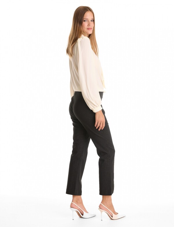 Pantalon Brillo NEGRO