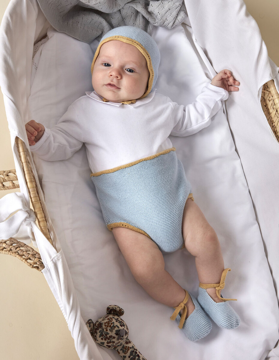 Body Manga Larga Cuello Peter Pan - Blanco 