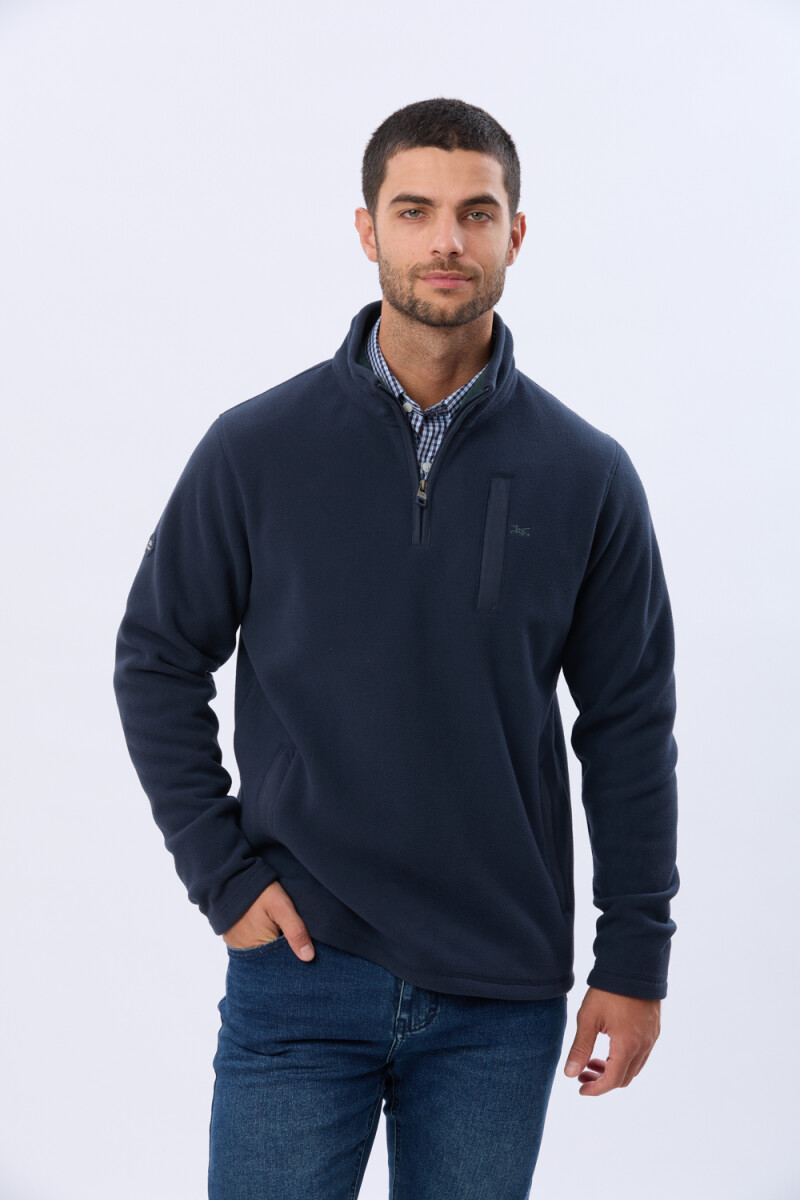 BUZO POLAR DE ABRIGO - Azul 