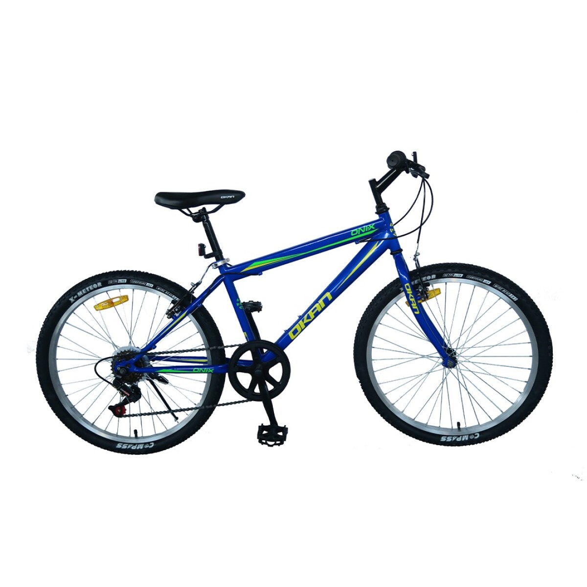 Bicicleta Okan Onix R24 6 Velocidades - AZUL 