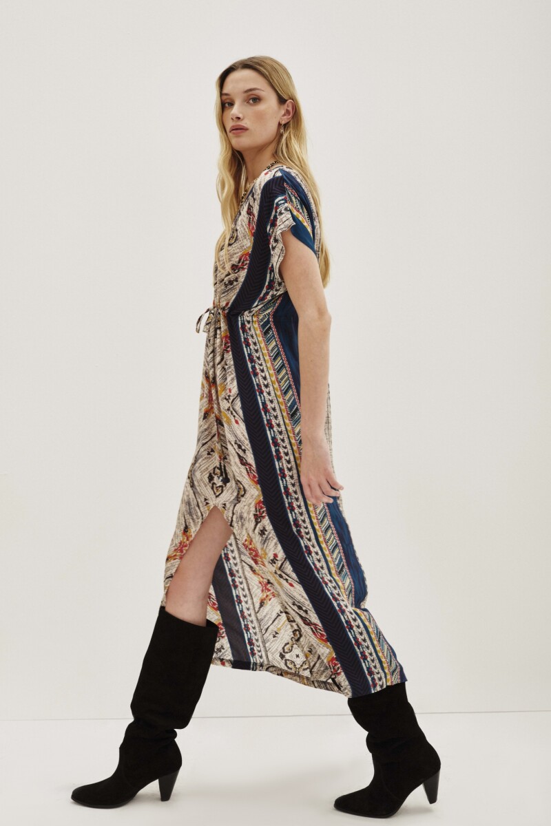 Vestido Buganda Billie Azul