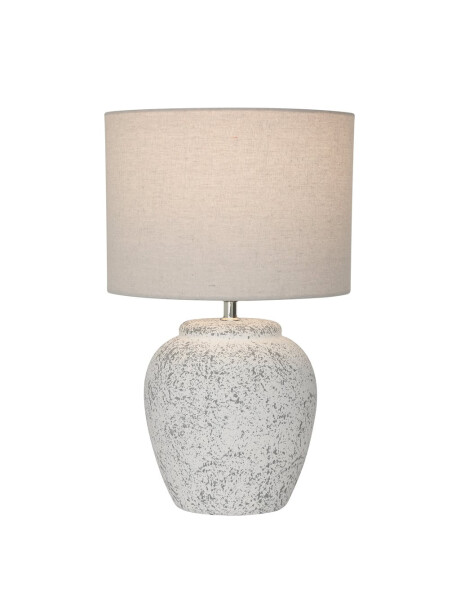 LAMPARA DE MESA CERAMICA D28x45CM GRIS LAMPARA DE MESA CERAMICA D28x45CM GRIS