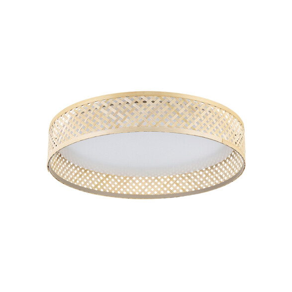 Plafón LED de mimbre 20W 3000K Ø380 LUPPINERIA EG3514