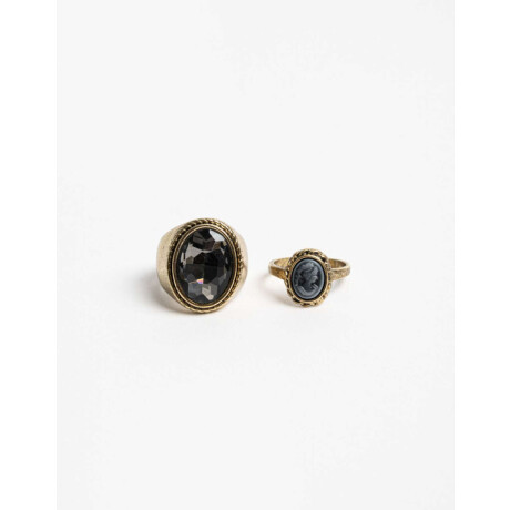 Sets Anillos Barroco Combinacion Multicolor