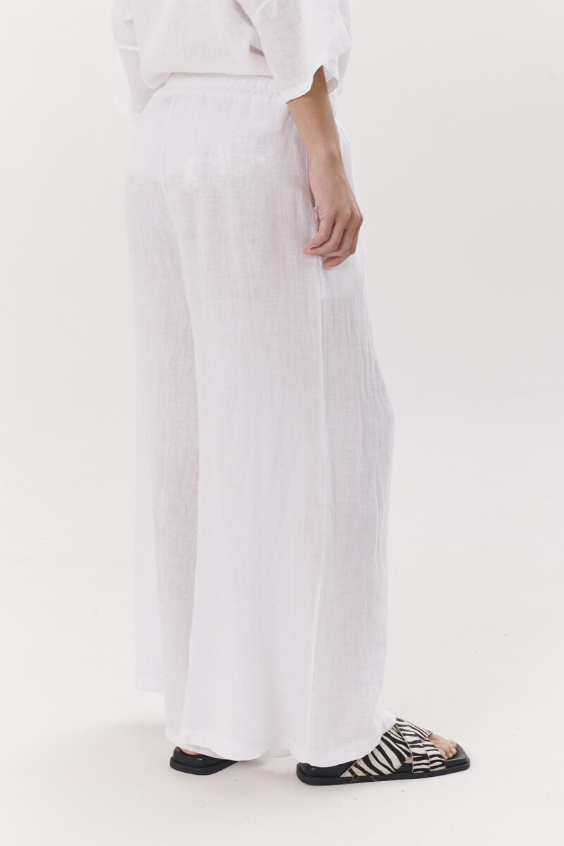 PANTALON LINO LAIUS BLANCO