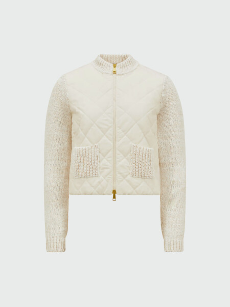 Sudadera de Algodón Tricot Blanco