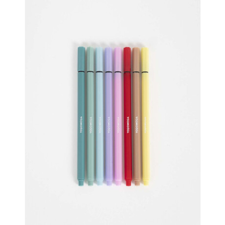 Set De Microfibras Combinacion Multicolor