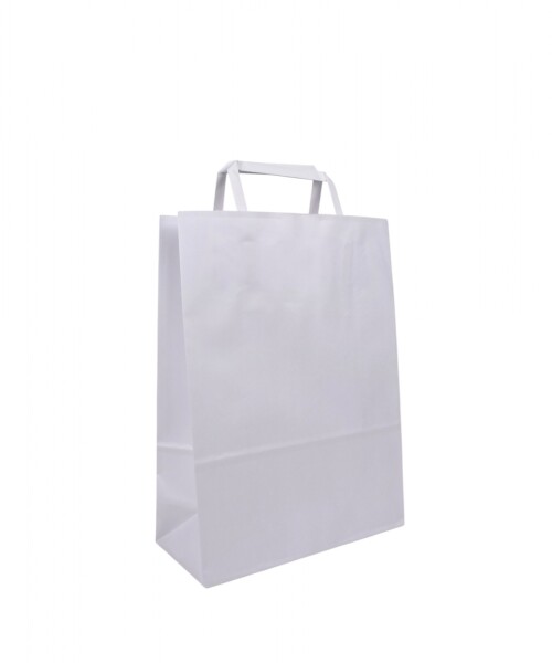 Bolsa lisa acuario 22x10x30 cm BLANCO