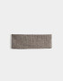 Vinchas Textiles Tejida Vincha Textil Texturada - Marron Beige