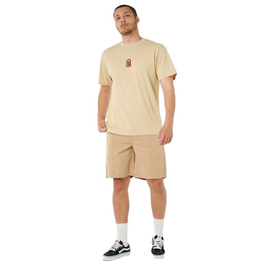 Remera Rip Curl Search Stack Embroid Tee - Beige Remera Rip Curl Search Stack Embroid Tee - Beige