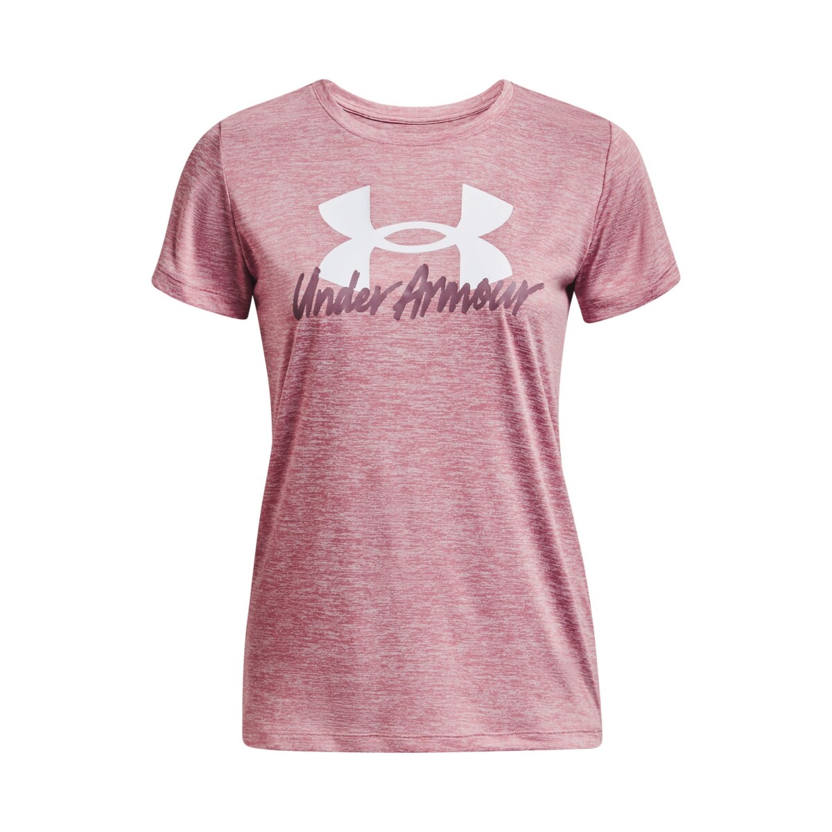 Remera Under Armour Tech Twst Graphic Ss - ROSA 