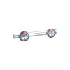 Caravana Circulo Arbol -Plata 925- Nacar-CA4081 conpiedra