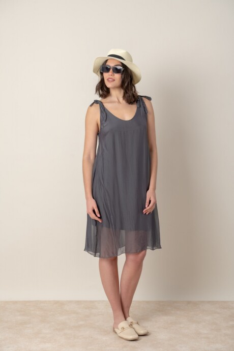 VESTIDO ANDROMEDA Grafito