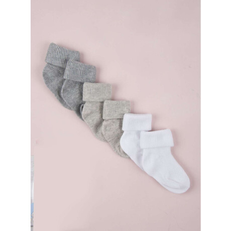 Pack x3 lisas puño volcado Combinacion c