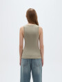 Musculosa Sigo Verde Grisaceo
