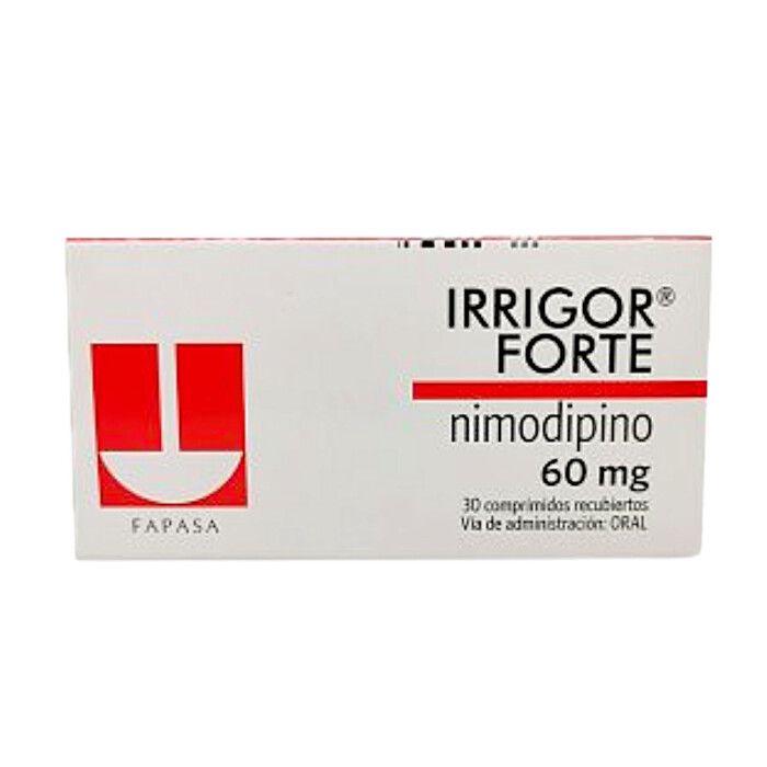 IRRIGOR FORTE 60 MG. CJ X 30 COMP. única