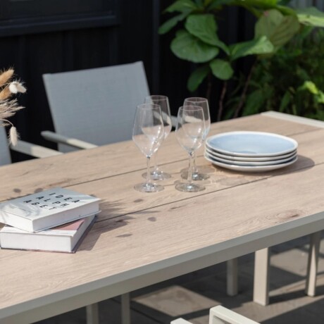 MESA RECTANGULAR URBANITE 207X90CM Mesa Rectangular De Patio RUSTICO Urbanite 207X90 CM - Beige