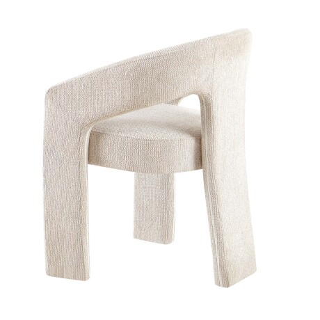 SILLA DE COMEDOR TELA MARRON JAZMÍN