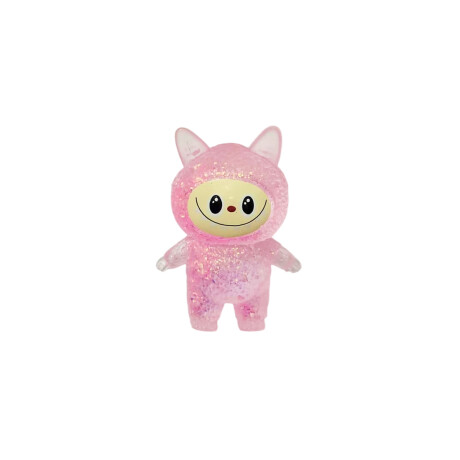 Squishy Animalitos con Brillos y Luz Rosado