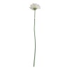 Flor Artificial Gerbera blanca Tallo Largo - PRODUCTO CON DETALLES - Flor Artificial Gerbera blanca Tallo Largo - PRODUCTO CON DETALLES -
