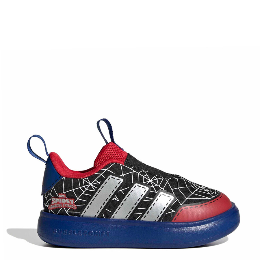 Championes de Niños Adidas Marvel Spider Man Bubble Comic Infantil Negro - Azul