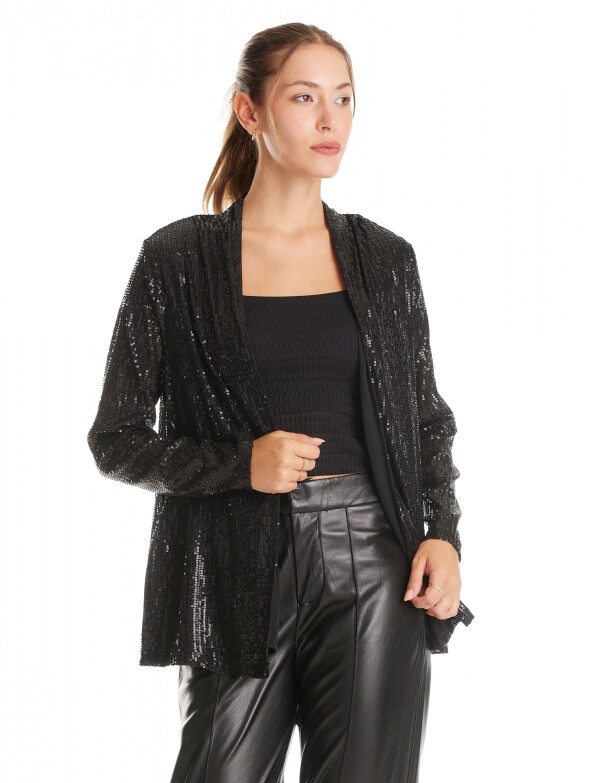 Chaqueta Lentejuelas NEGRO