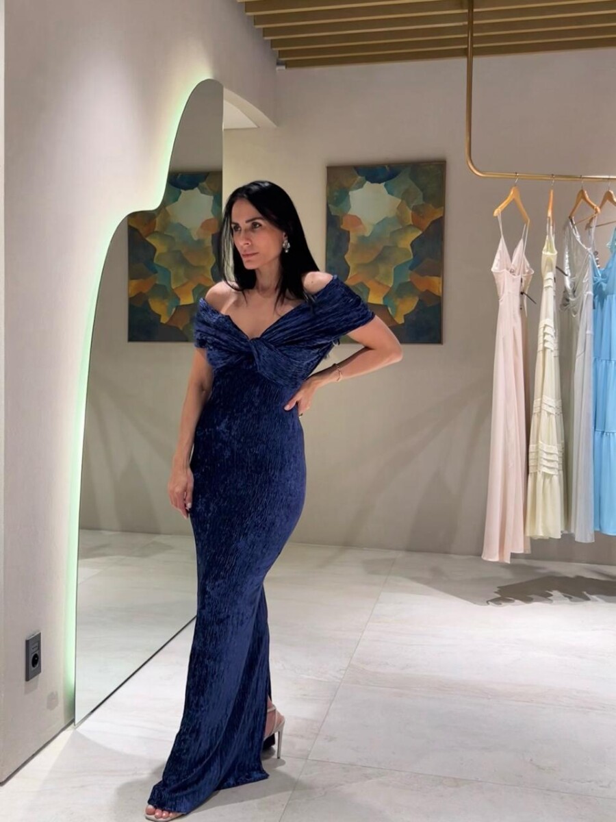 Vestido Savina - Azul 